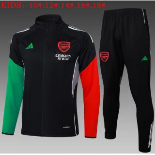 Chándal Arsenal 2025/26(Black Long Zipper) - NIÑOS